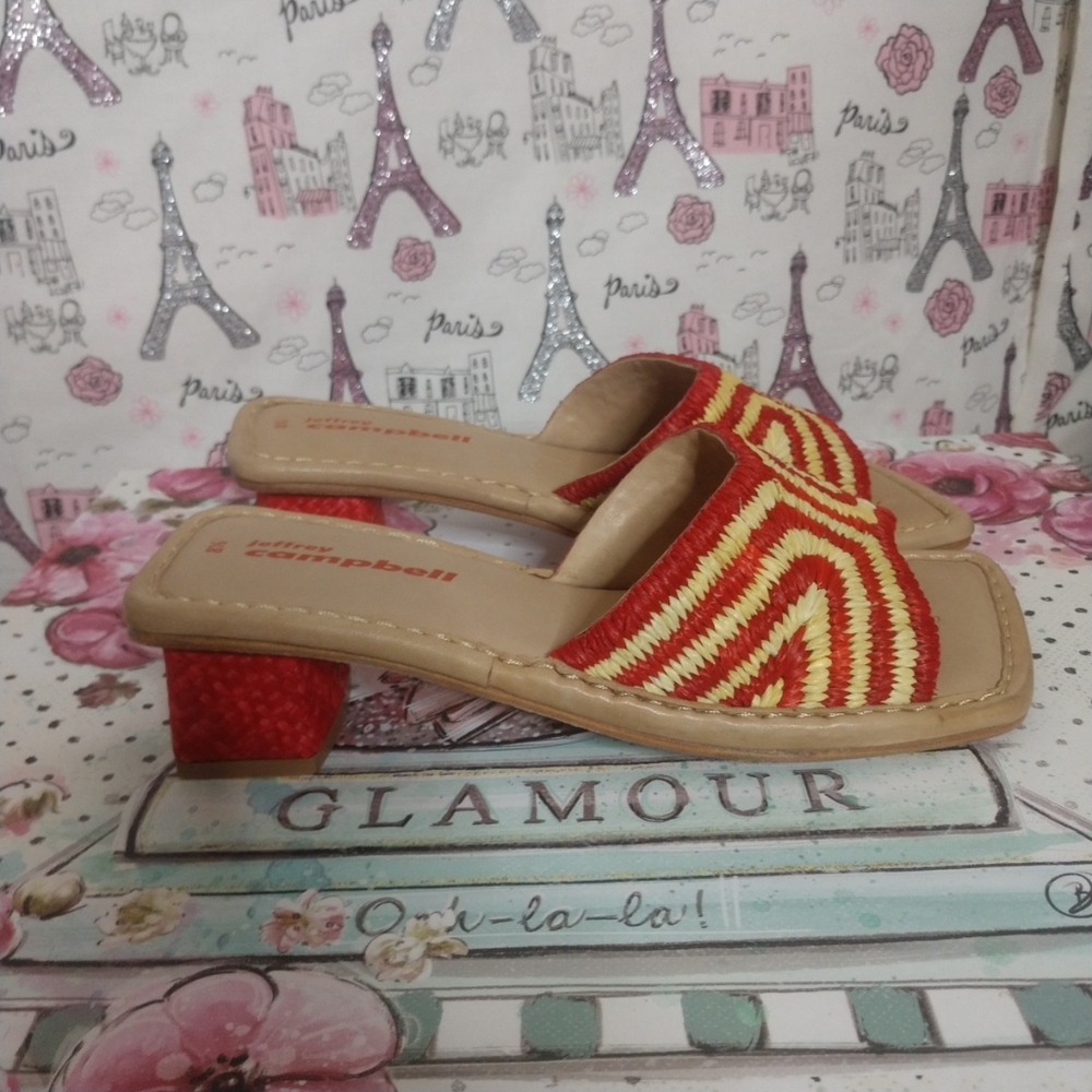 Jeffrey Campbell Kaelan Slide Sandals Size 8.5 - Picture 5 of 9